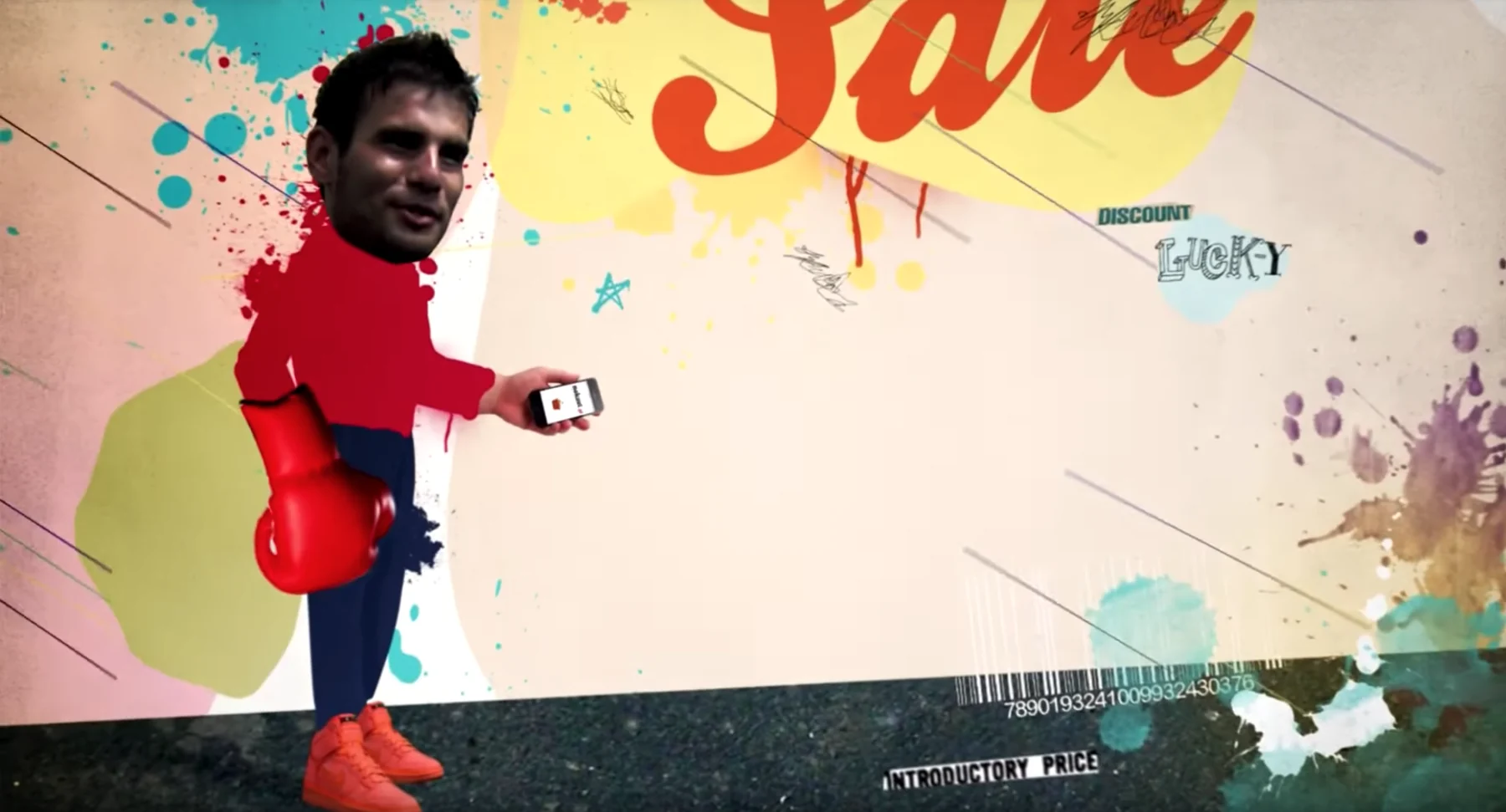 Frames from the commissioned intro — the Nokaut.tv brand.